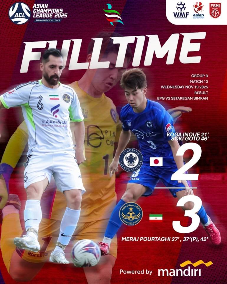 پیروزی شیرین سیمَکان جهرم مقابل سامورایی‌ها با هت‌‌تریک پورتقی ژاپنی‌ها هم حریف قهرمان ایران نشدند  آمار